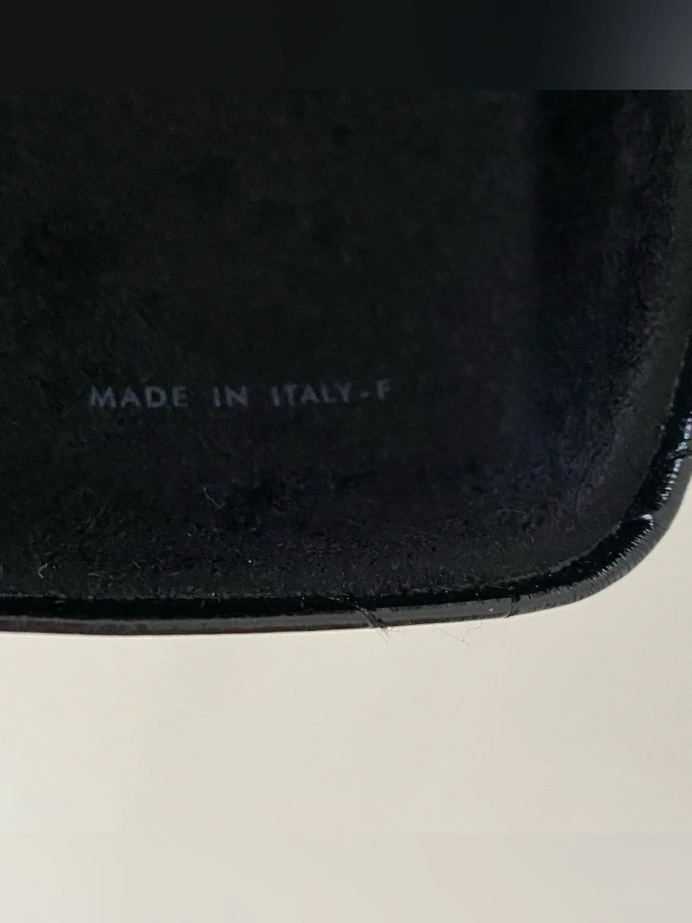 Chanel Made in Italy Black Quilted Leather CC Logo Hard Glasses Sunglasses Case